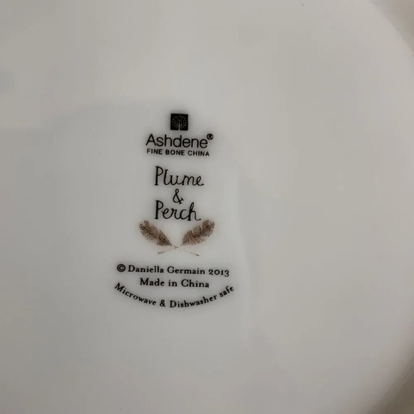 Plum & Perch Fine Bone China dessert plate - Picture 3 of 7